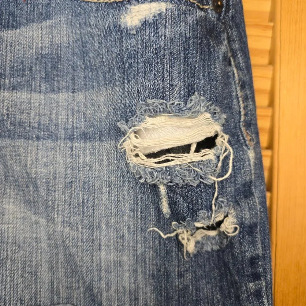 Rue21 Y2K Micro Mini skirt, Medium Wash Denimin, Size 13
